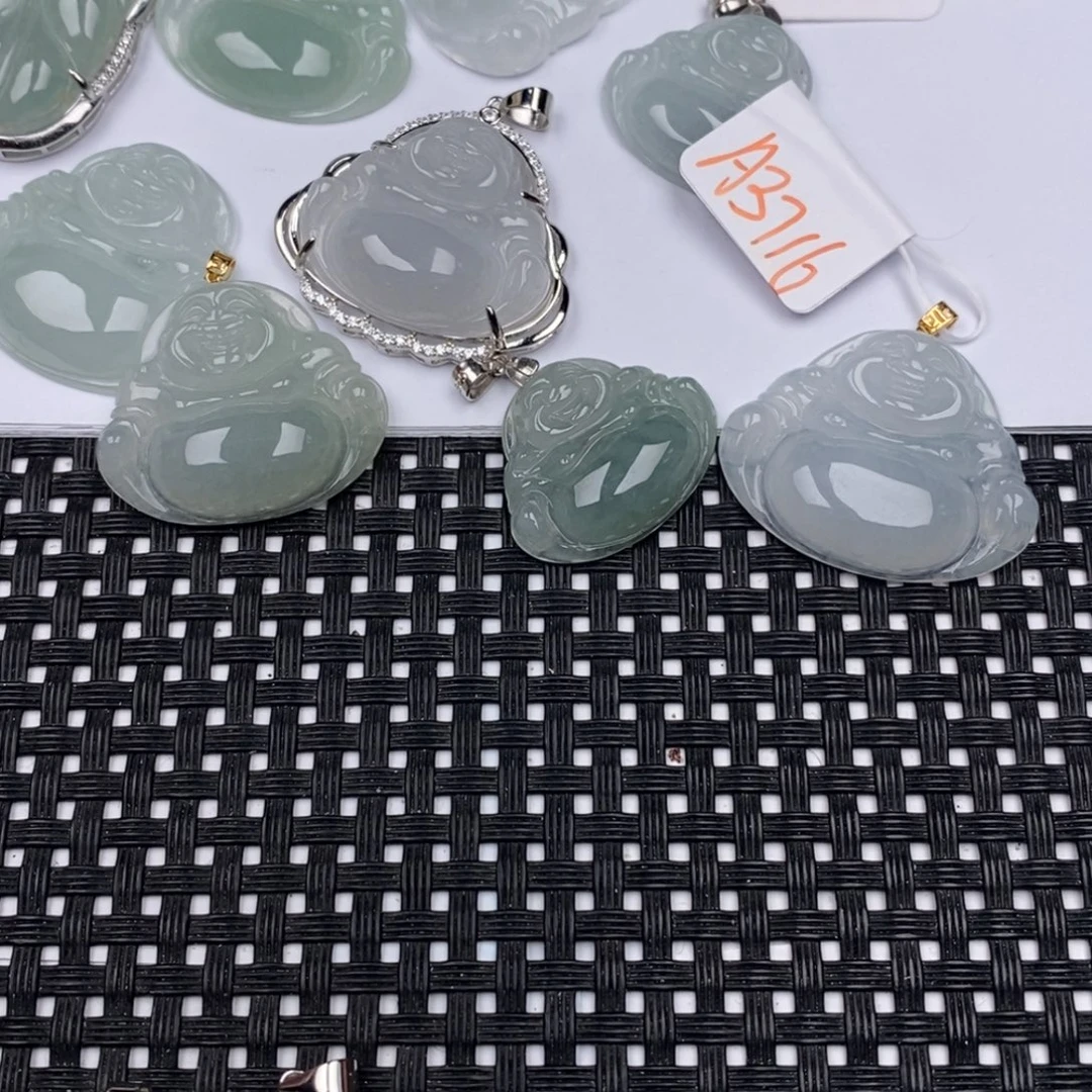 翡翠银S925镶嵌颈饰