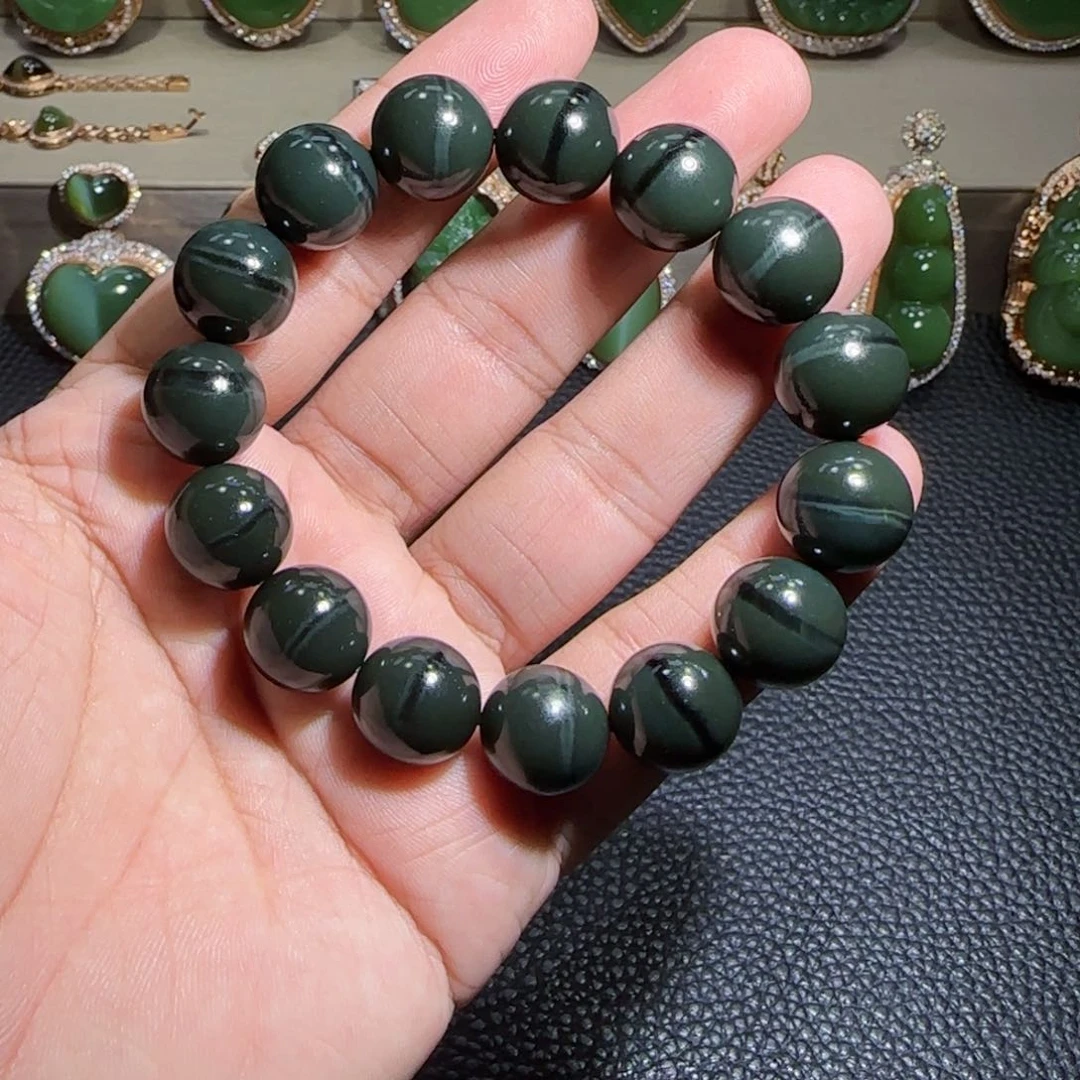 未镶嵌手链和田玉毛*