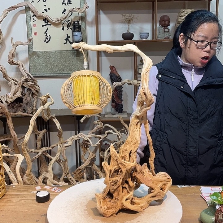 木杜鹃根根艺摆件6