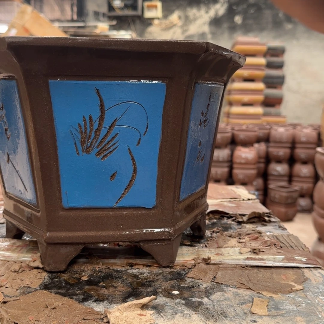 紫砂花盆口径口径口径26 17