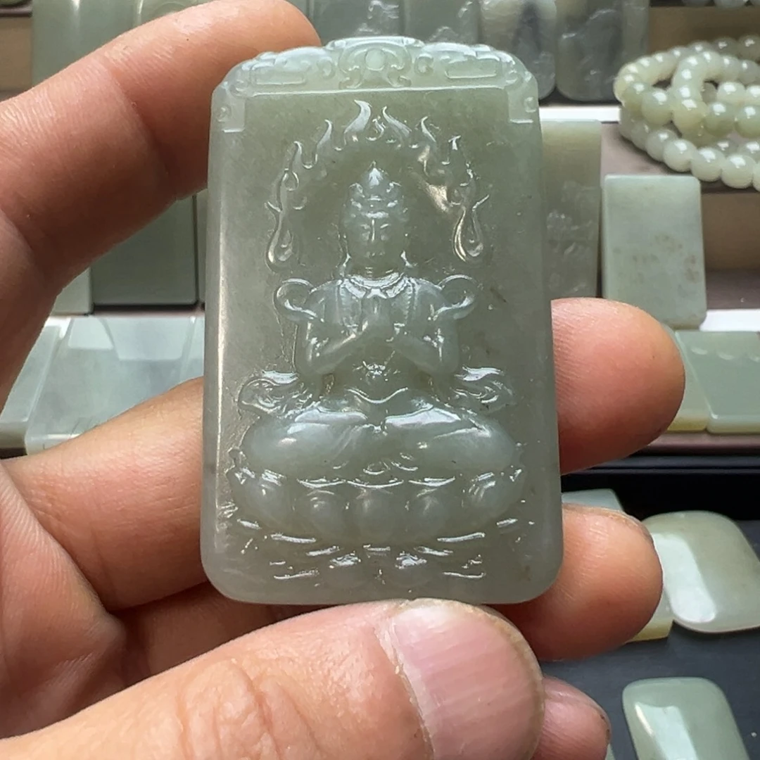 【闪购商品】和田玉未镶嵌颈饰岐**家8
