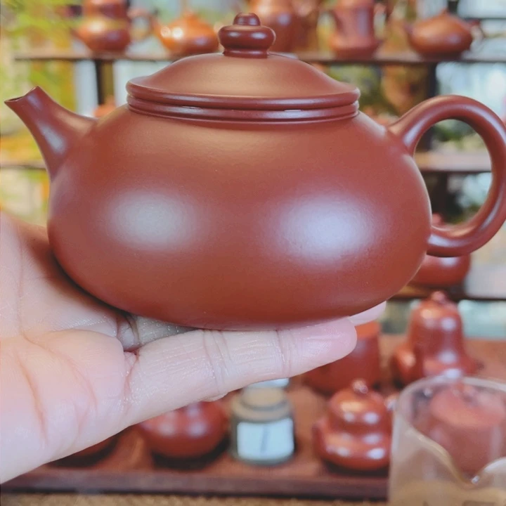 紫砂茶壶射*疯潮州手工寒江