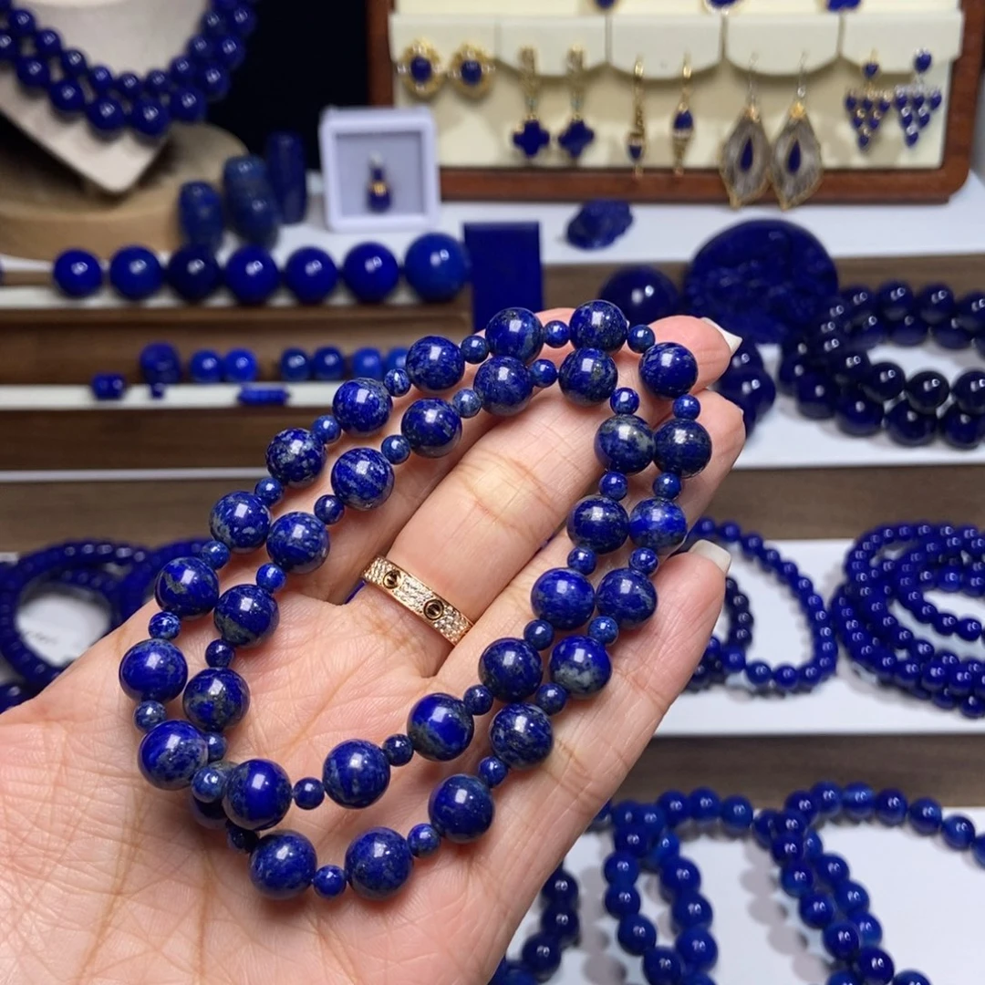 青金石未镶嵌8+4特色款 双圈