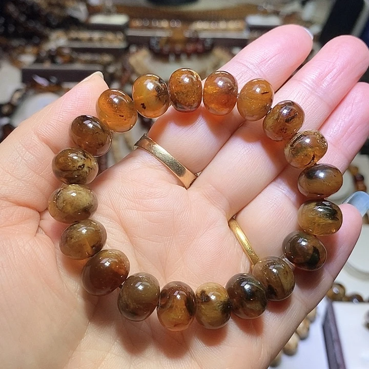 琥珀未镶嵌裸石蜜蜡12m