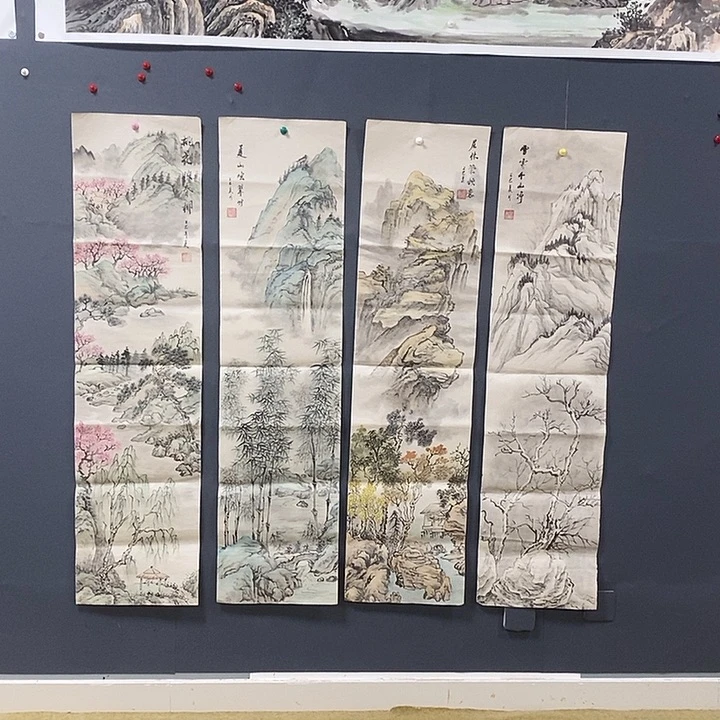 国画曹云贵34.138手绘画芯
