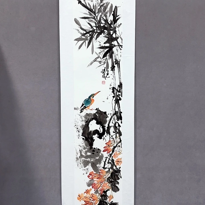 国画亲笔手绘放心去藏