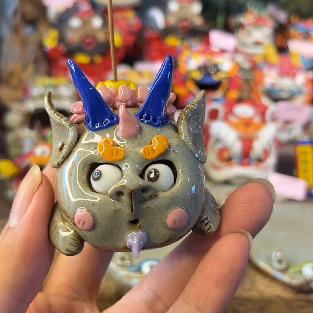 泥塑纯手工茶宠摆件