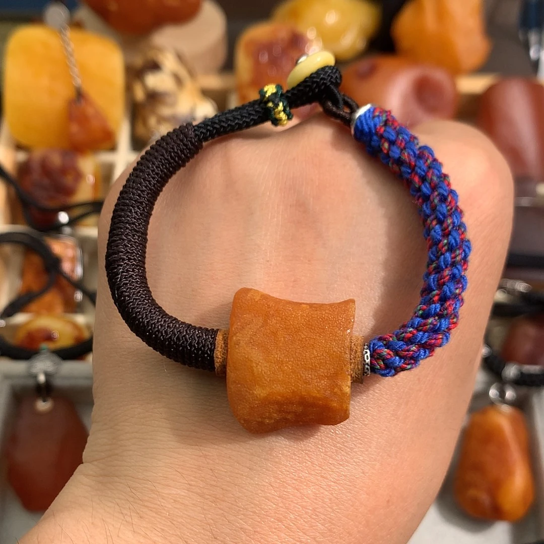 蜜蜡裸石未镶嵌你