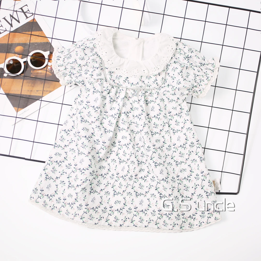 【雾散花海】H25113女童夏款百搭公主宝宝时尚连衣裙洋气