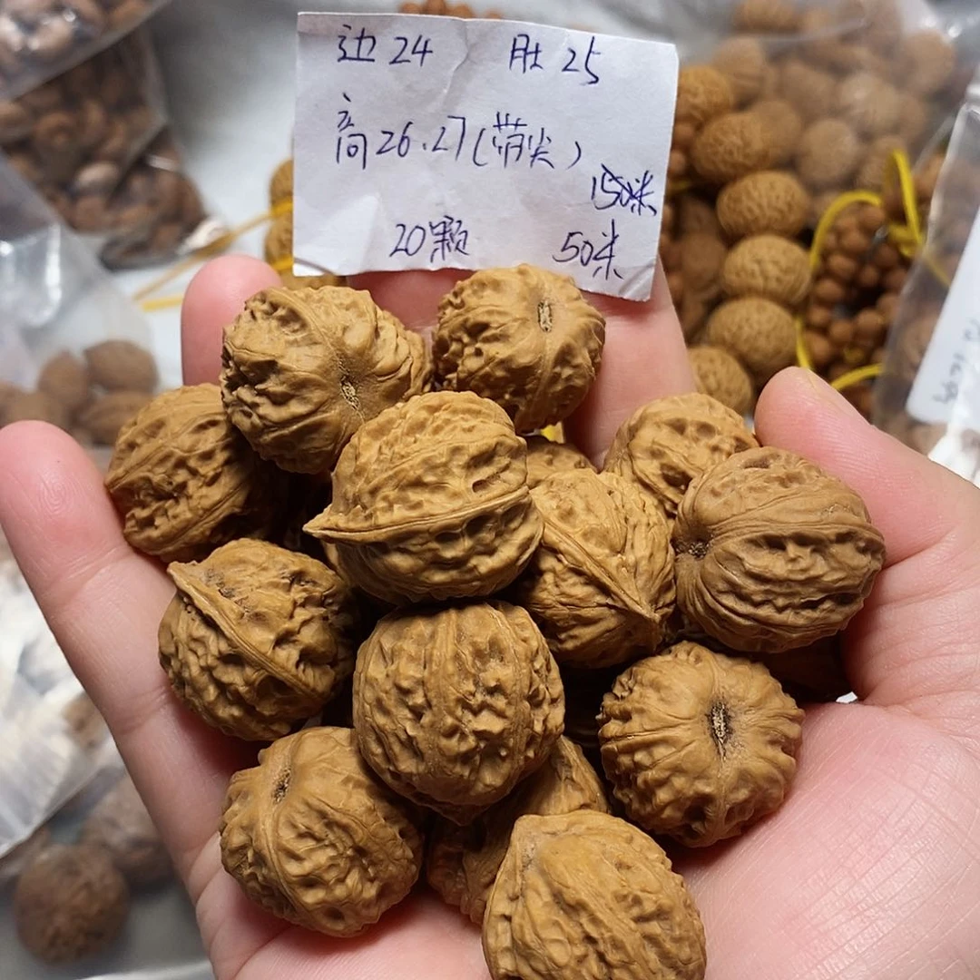 核桃手串/手链凹底八棱手持