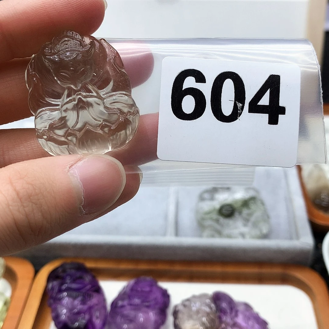 水晶颈饰未镶嵌吊坠