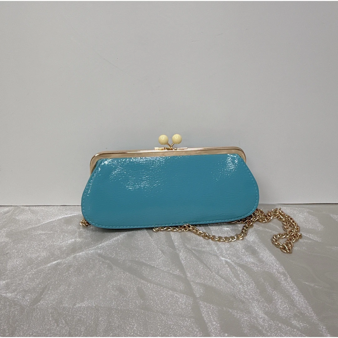 【M】蓝色链条收纳包999