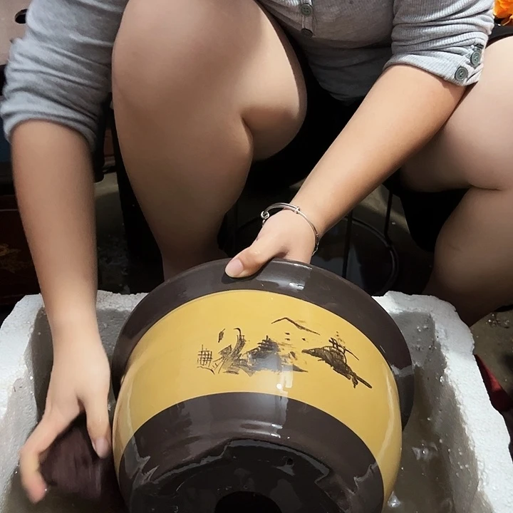 宜兴紫砂花盆花盆花盆003