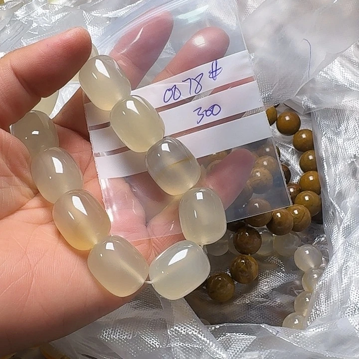 玛瑙/玉髓项链未镶嵌平***福0078