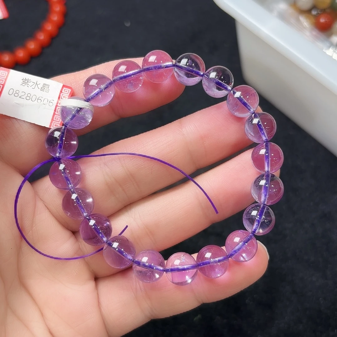 未镶嵌水晶手串紫水晶