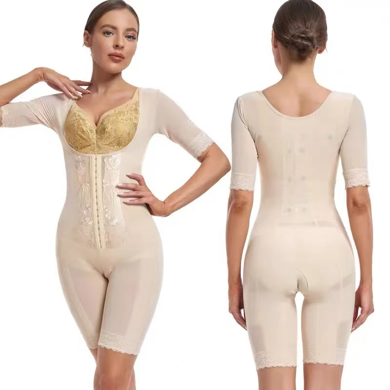 【捡漏】短袖短裤连体衣 女士美体衣 连体紧身衣塑型托胸 强压
