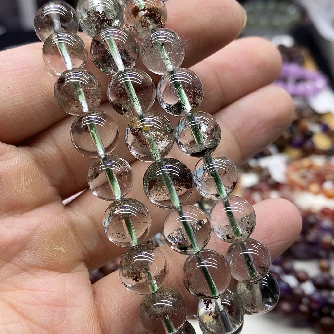 水晶手串未镶嵌多样性发货发一条