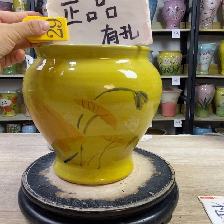 景德镇高温陶瓷花盆