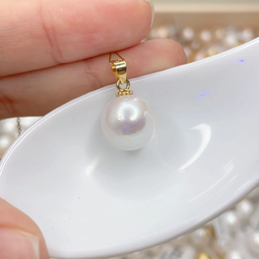 淡水珍珠未镶嵌吊坠(赠链)
