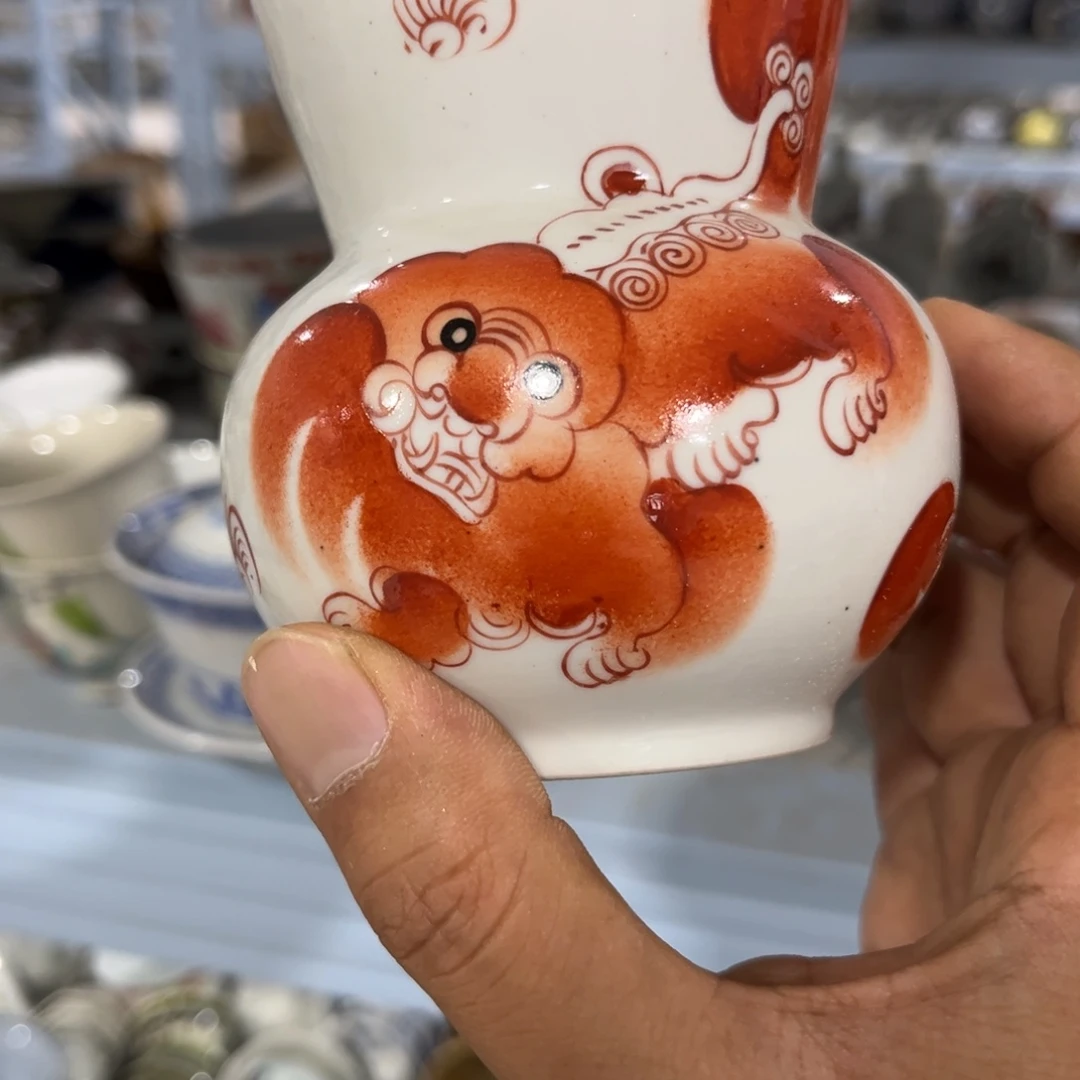 摆件摆件手绘瓷器全部处理了