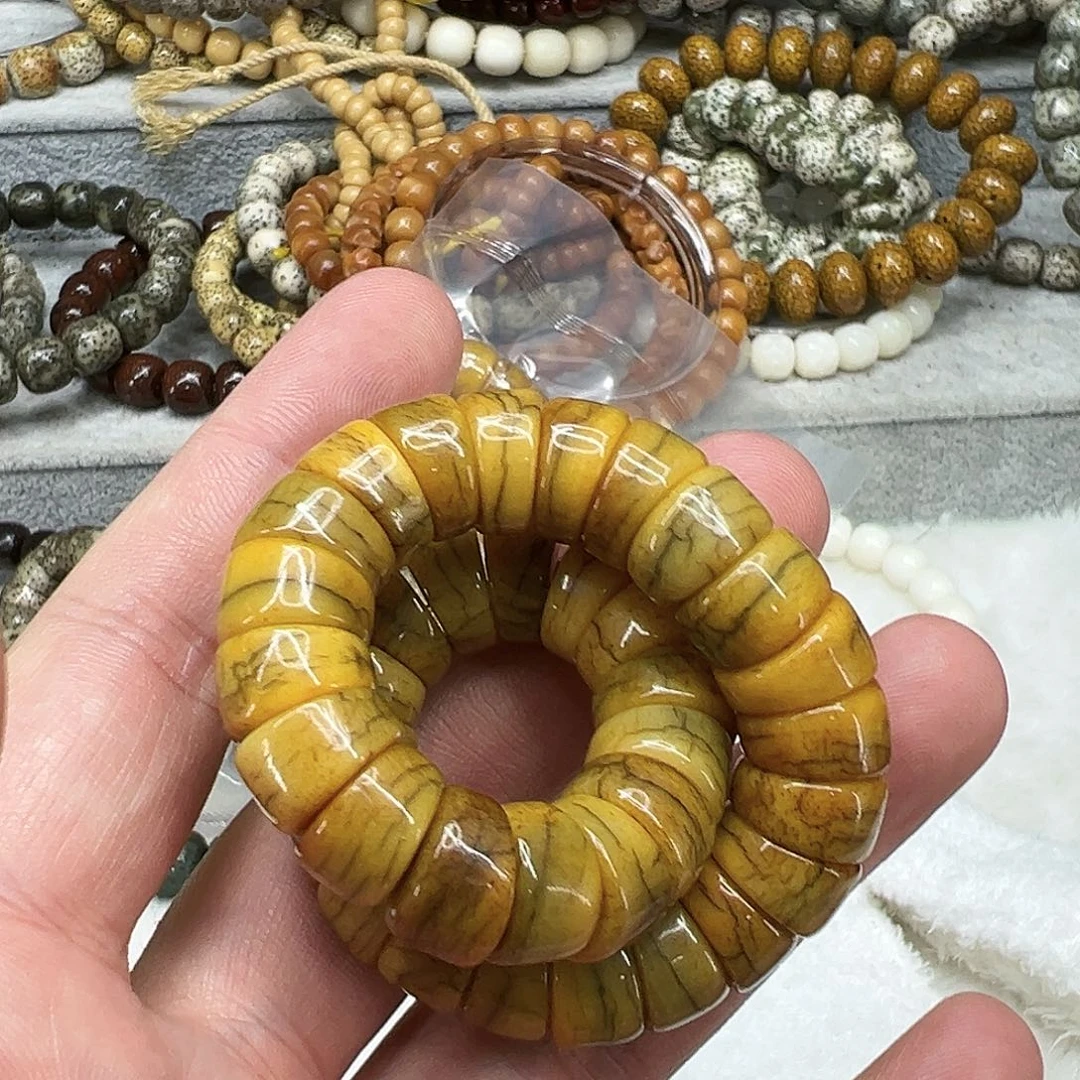 牛骨手串/手链47牛骨单圈大长1.2