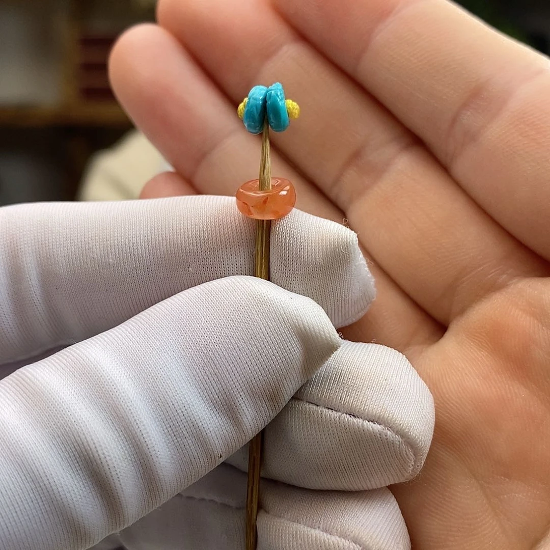 南红玛瑙隔片未镶嵌