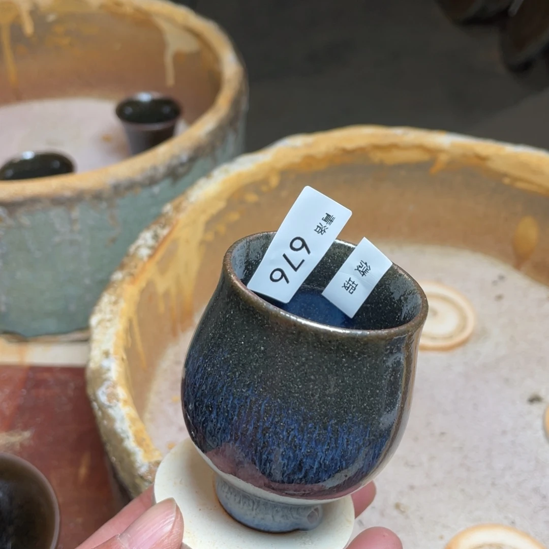 茶盏676 福临号建盏主人杯微瑕