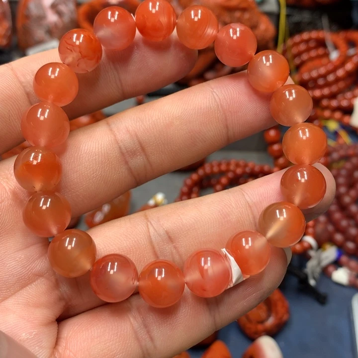 南红玛瑙未镶嵌手串11mm