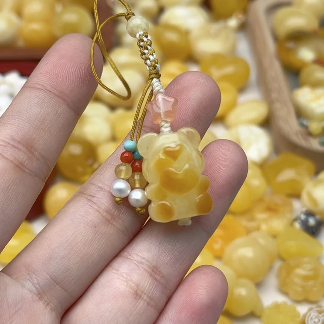 裸石蜜蜡未镶嵌天然