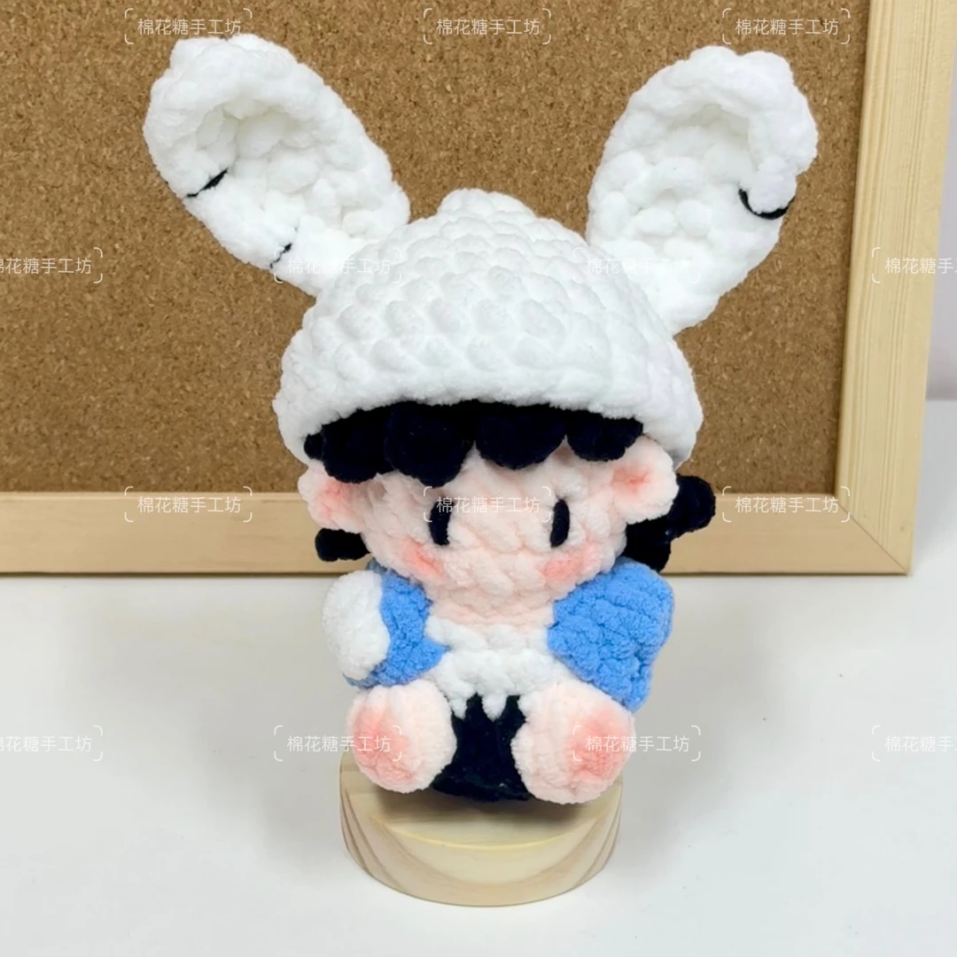 成品 黄子钩针软糖 明星主题毛线大软糖钩织玩偶