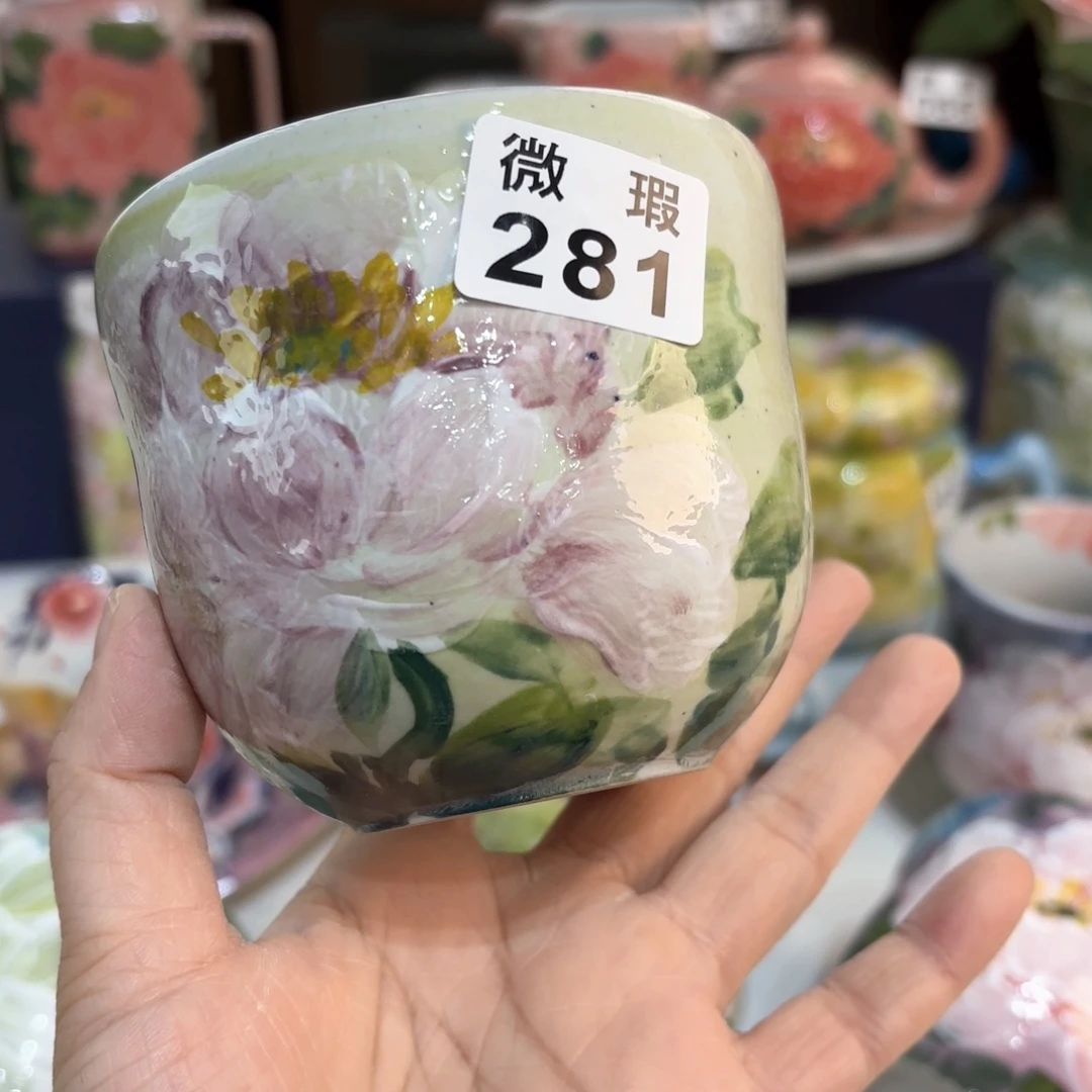 景德镇手绘高温釉下彩陶瓷茶具