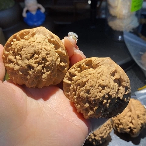 文玩核桃吊坠李*心官帽54