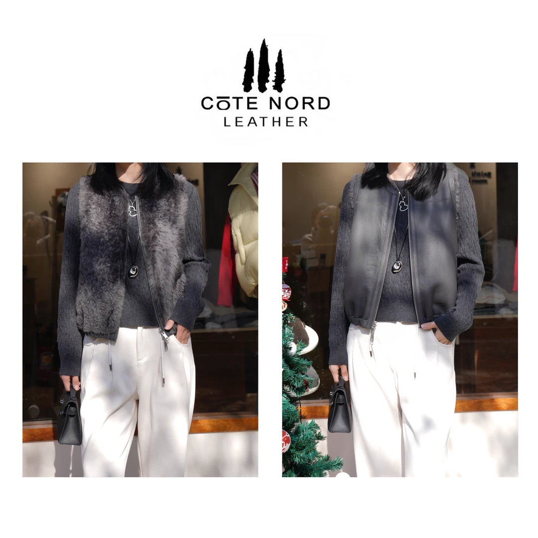 【小钱总】拉贡马甲原生态皮毛一体 H5-108（25257）