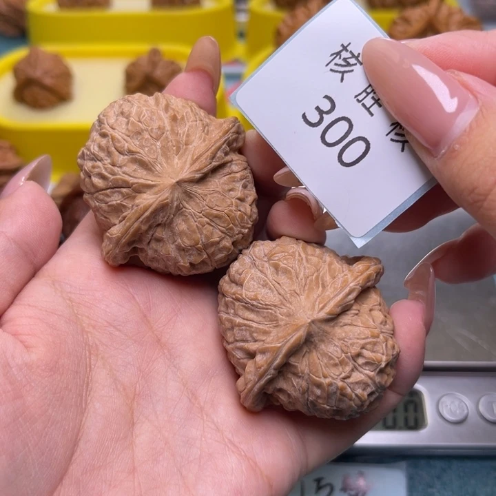 文玩核桃把件南瓜墩43.300