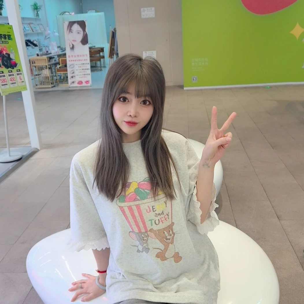 特特特必冲！超好看！高货！韩代25春夏喵和老鼠蕾丝袖毛巾棉短袖T恤