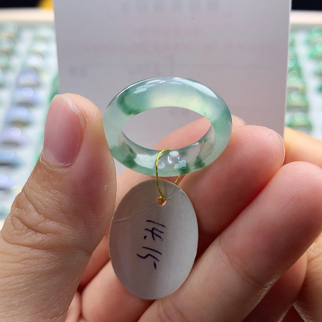 翡翠戒指未镶嵌1415圈