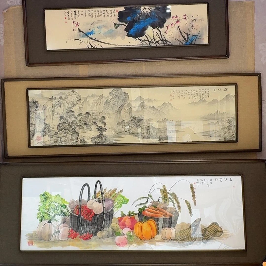 版画真人手绘作品