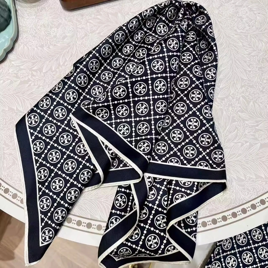 【tb斜纹】真丝丝巾斜纹65*65方巾时尚款