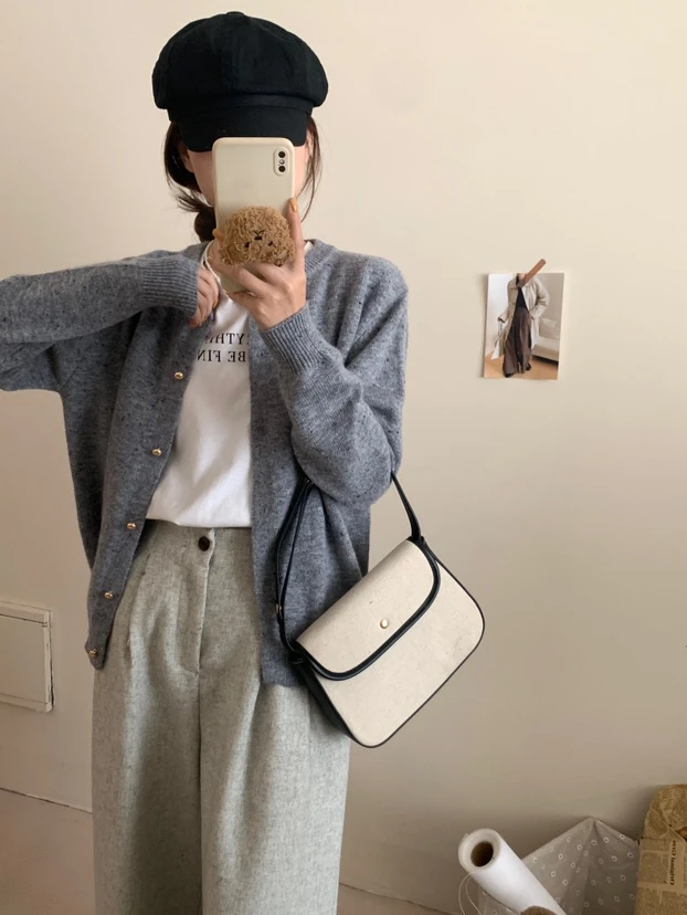 6395 新款小金扣点子纱浣浣开衫