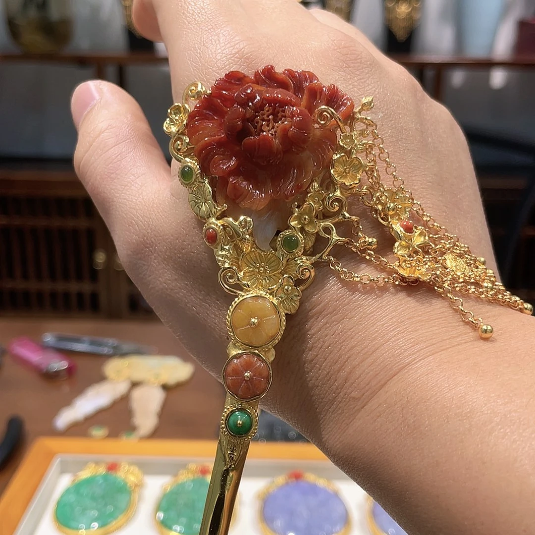 锦纶铁合金发簪发饰