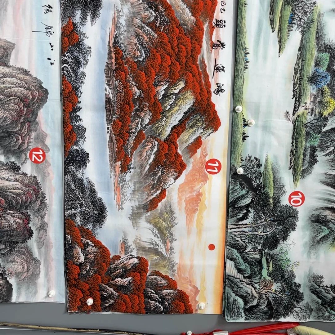 随***安国画国画山水作品