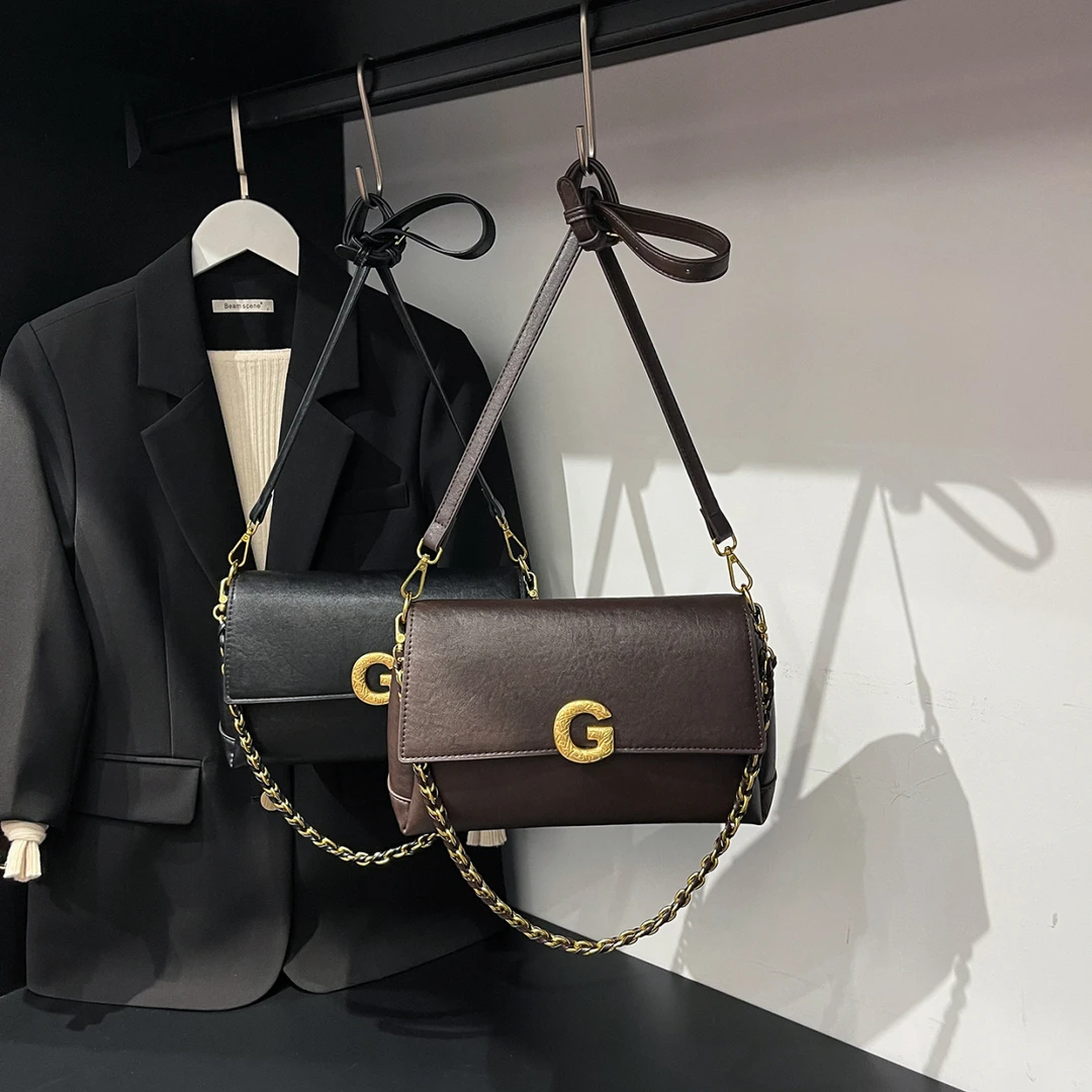 2025冬季新款小众时尚百搭轻奢单肩斜挎包