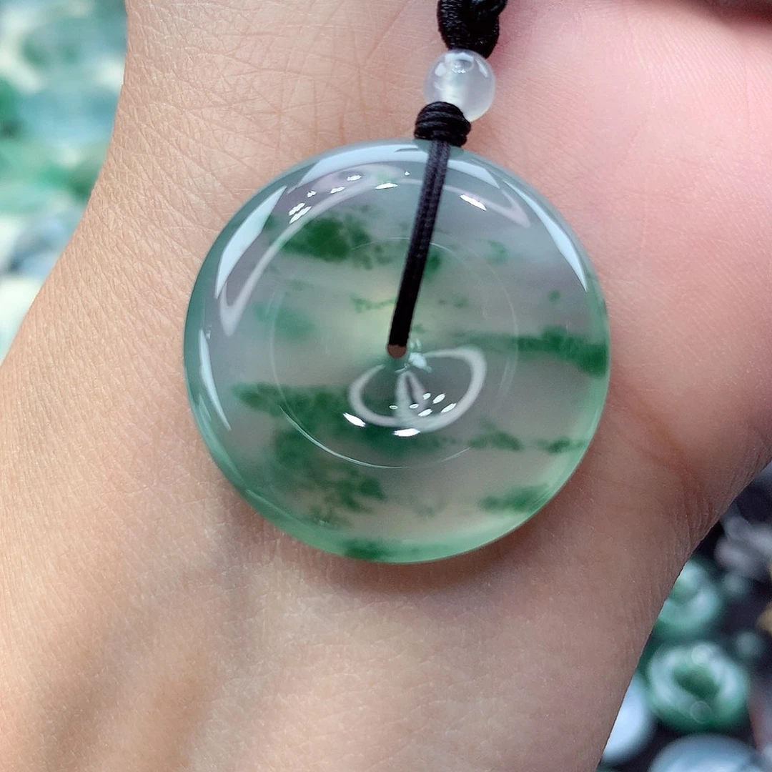 颈饰未镶嵌翡翠编号73尺寸26.9-5.7