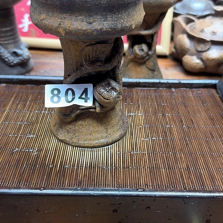 纯手工制作粗陶茶具