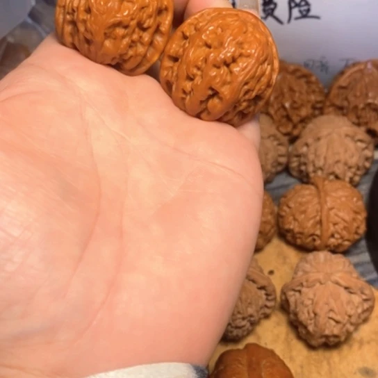 吊坠文玩核桃白狮子