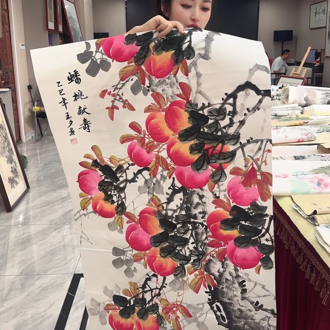 国画国画作品多次在国内外