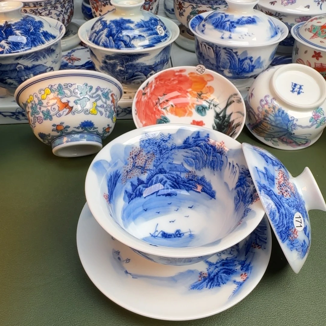 纯手工纯手绘茶具258