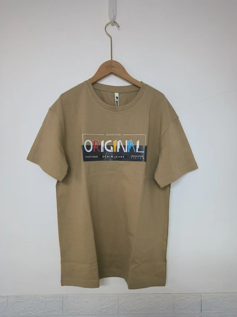 A363 夏季简约男士时尚潮流圆领休闲百搭宽松男装T恤