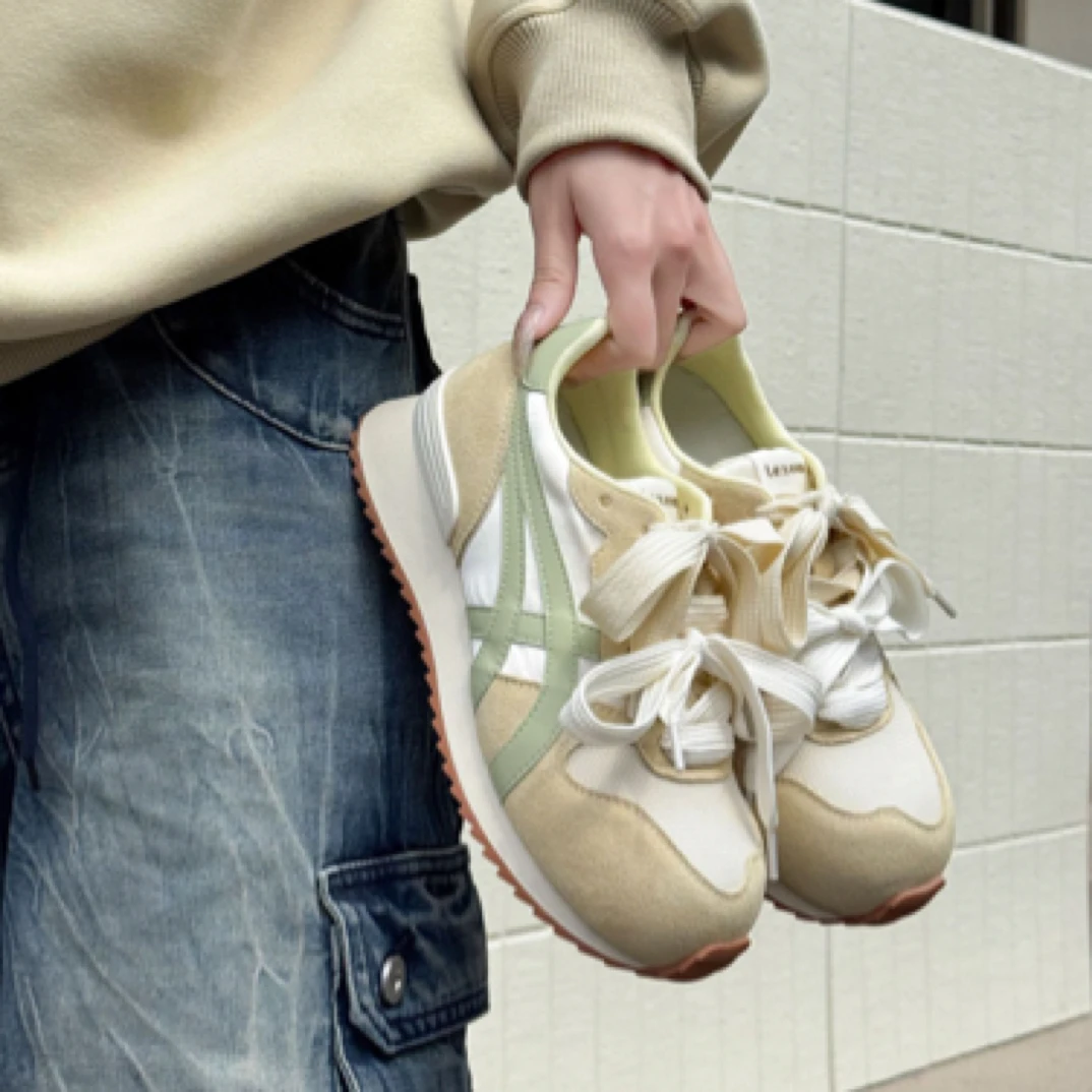 百搭厚底透气小众学生夏季低帮休闲时尚阿甘鞋运动德训鞋鞋子德训