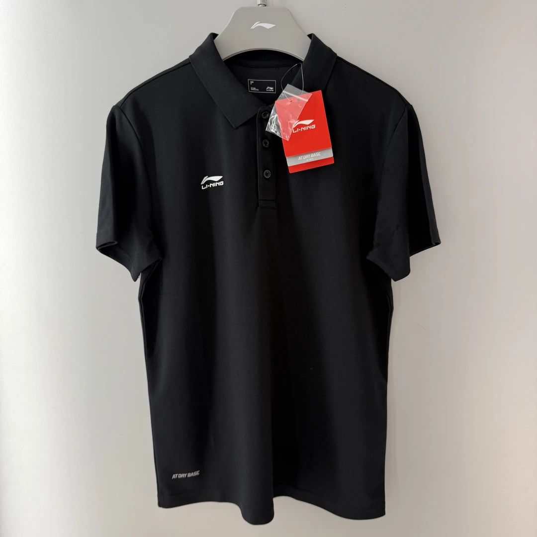 李宁POLO衫夏季新款男子冰感舒适透气吸湿排汗短袖APLV593-1/3/4